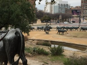 Pioneer Plaza, Cattle Drive - Robert Summer